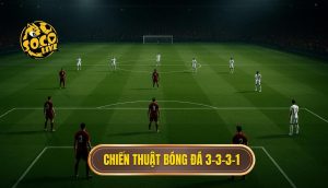 Chiến thuật bóng đá 3-3-3-1