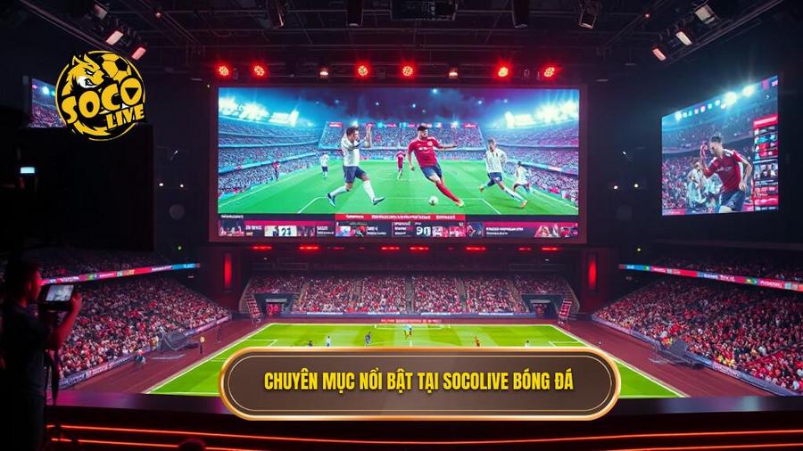 Các chuyên mục nổi bật tại Socolive tin tức bóng đá 24h