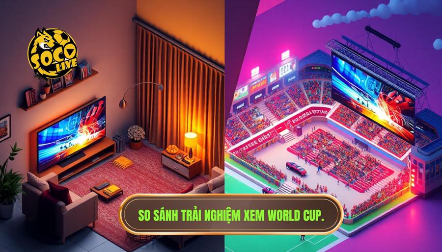 Bảng so sánh trải nghiệm xem World Cup