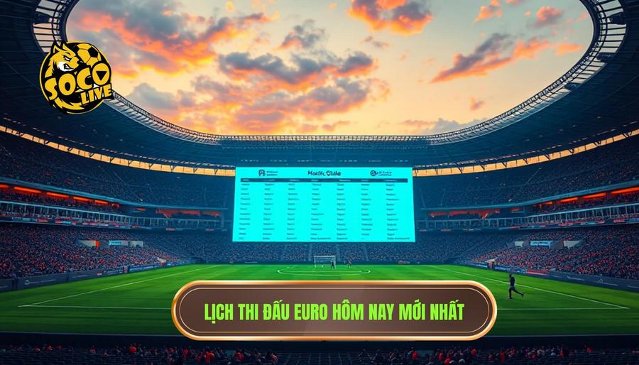 Lịch thi đấu Euro hôm nay: Cập nhật mới nhất và phân tích chuyên sâu 2 Cập nhật chi tiết lịch thi đấu Euro hôm nay